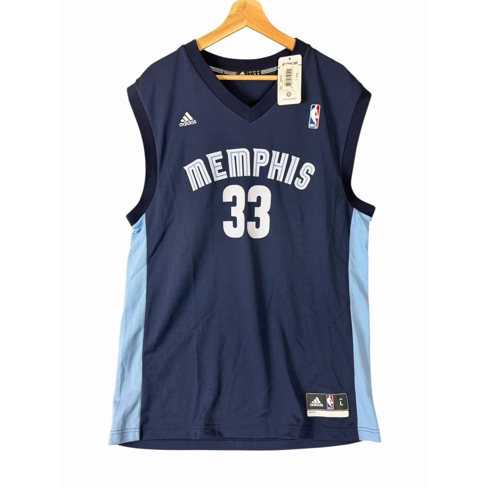 NBA Memphis Grizzlies Marc Gasol #33 Adidas Jersey Men's Large NWT